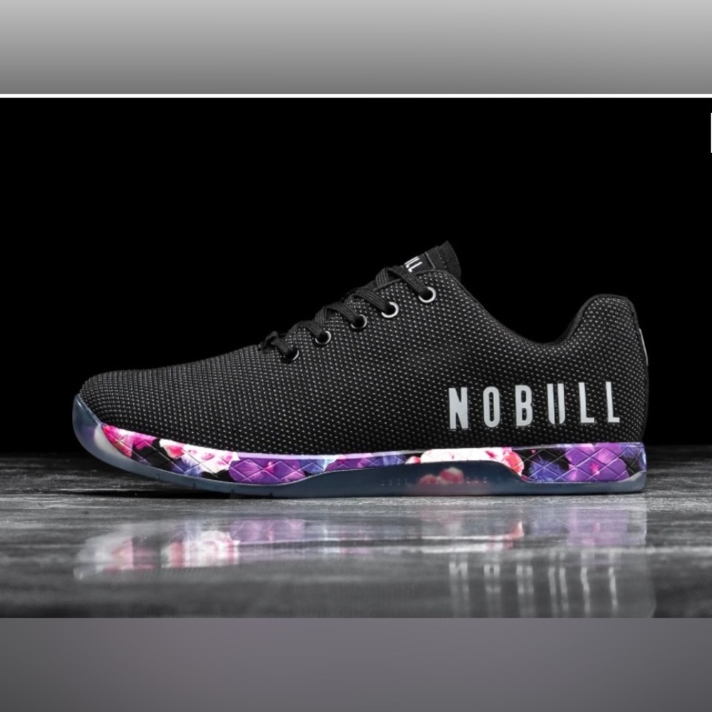 Black Space Floral Trainer (women’s)